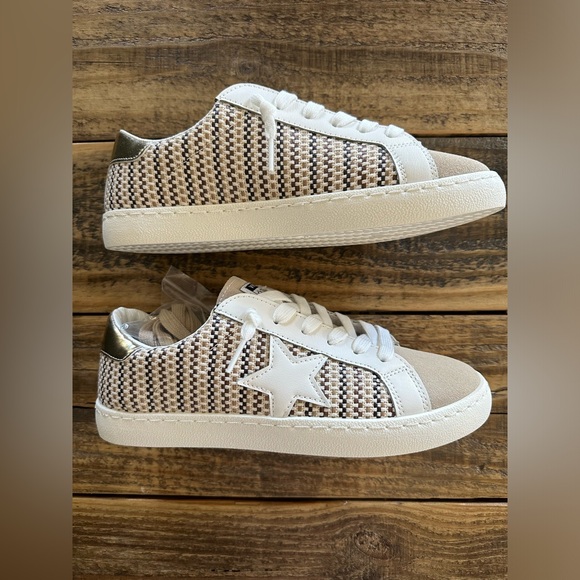 Vintage Havana Carla Tweed Multi Mix Sneaker Size 8 New! - Picture 6 of 11